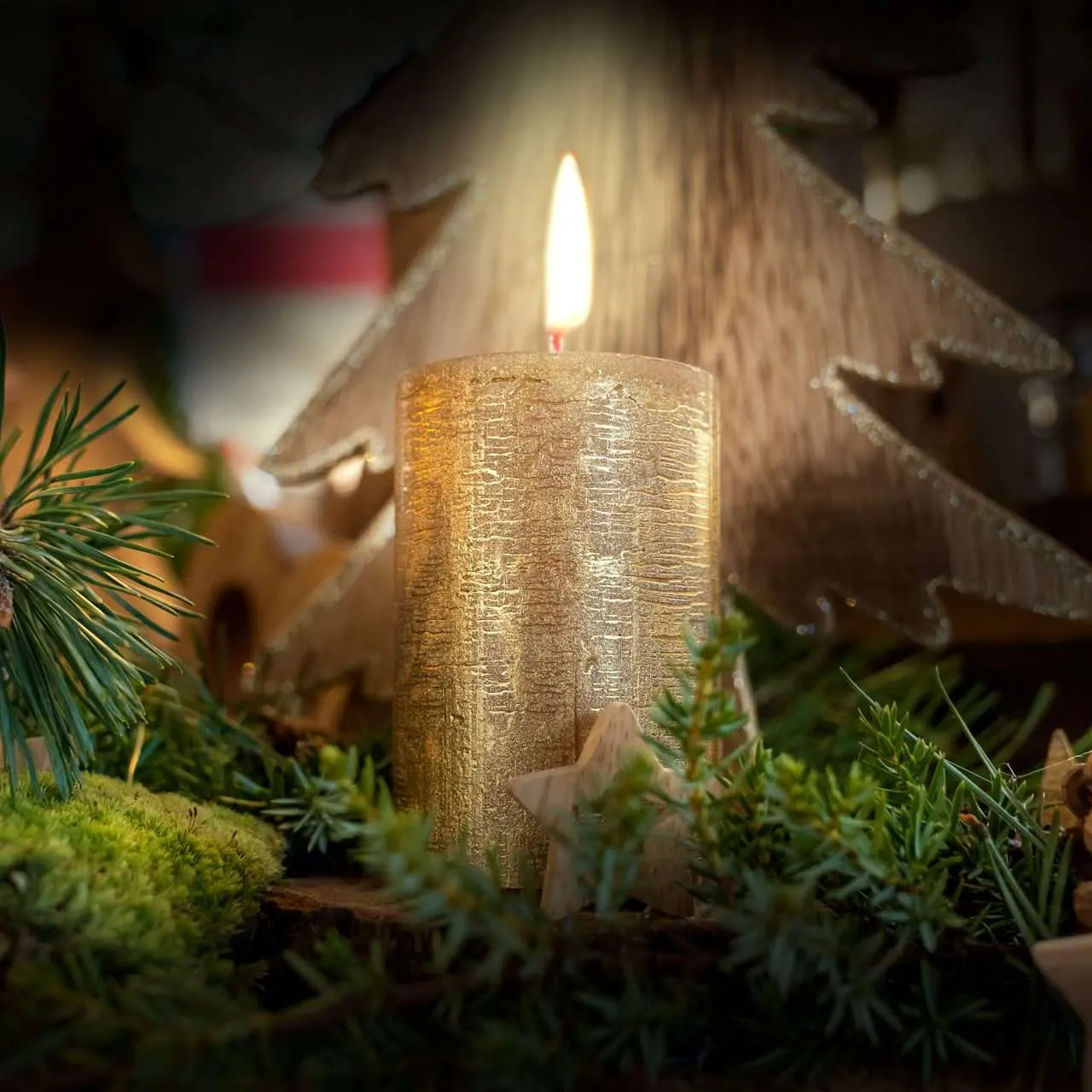 Gemütliche Weihnachten mit schönen Dekorationen von Ihrer Gär