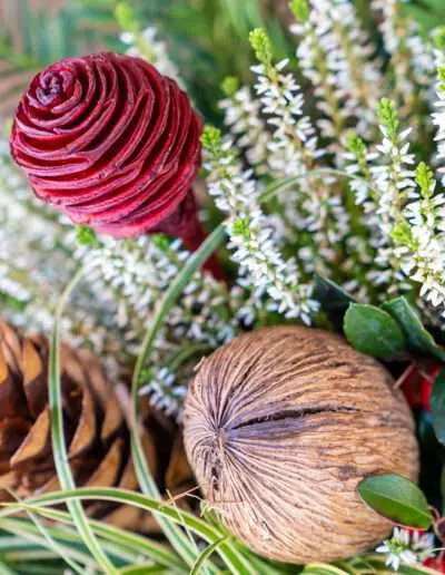 Allerheiligen Gesteck zum Gedenken