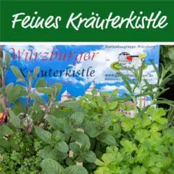 Das original Würzburger Kräuterkistle für Ihre Genussküche